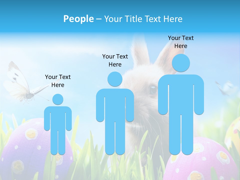 Lawn Holiday Blue PowerPoint Template