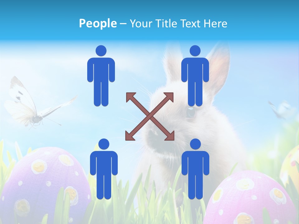 Lawn Holiday Blue PowerPoint Template