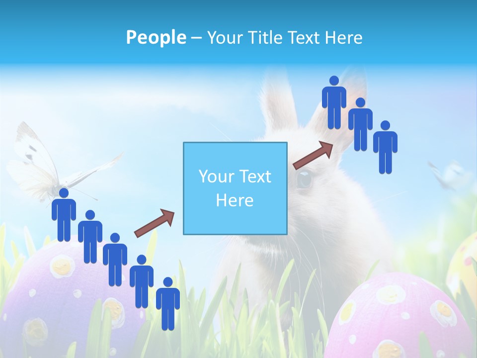 Lawn Holiday Blue PowerPoint Template