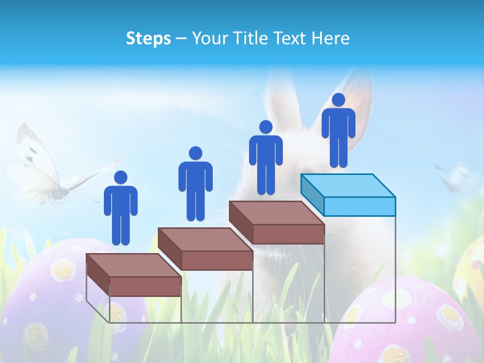 Lawn Holiday Blue PowerPoint Template