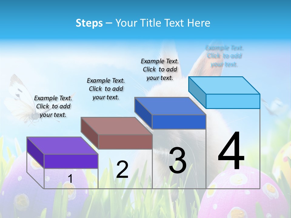 Lawn Holiday Blue PowerPoint Template