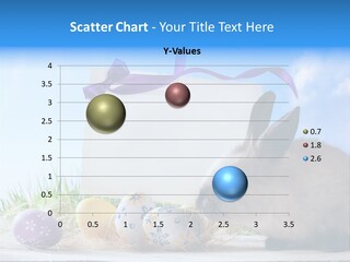 Happy Easter Card Grass PowerPoint Template