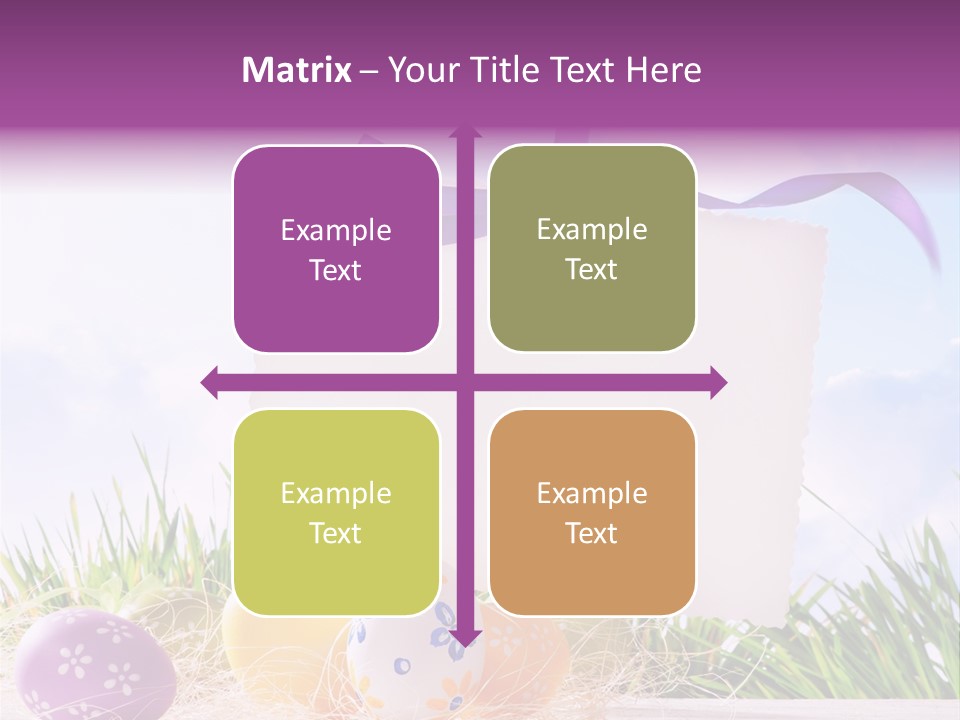 Happy Easter Easter Background PowerPoint Template