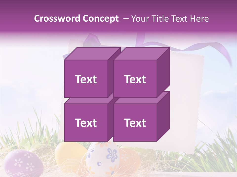 Happy Easter Easter Background PowerPoint Template