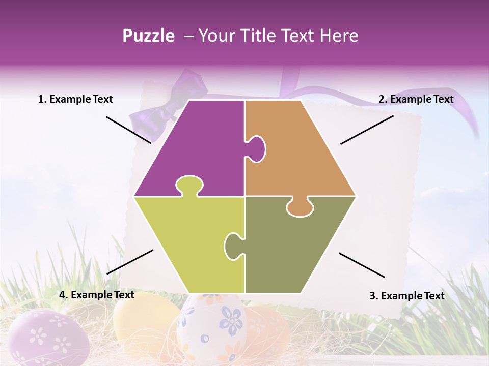 Happy Easter Easter Background PowerPoint Template