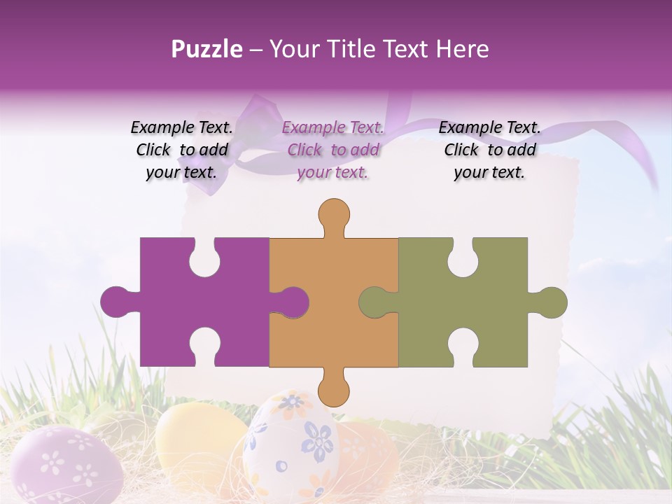 Happy Easter Easter Background PowerPoint Template