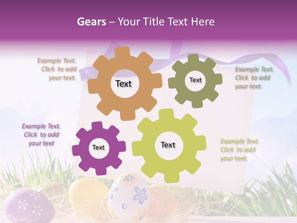 Happy Easter Easter Background PowerPoint Template