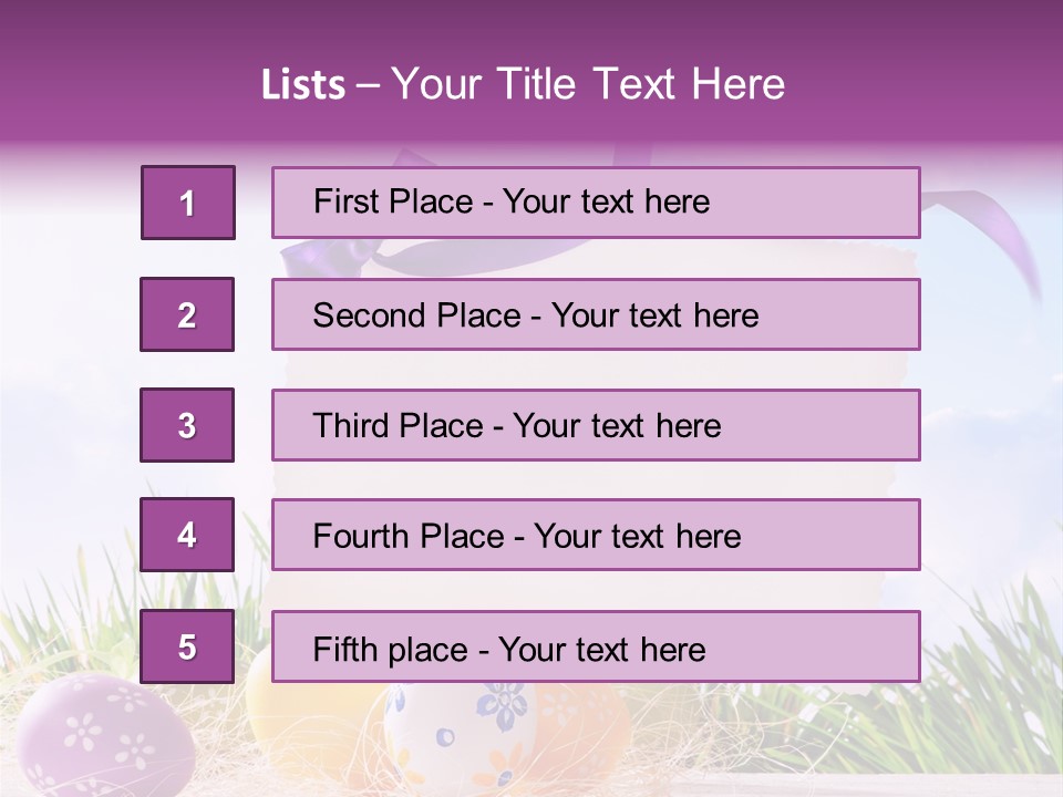 Happy Easter Easter Background PowerPoint Template