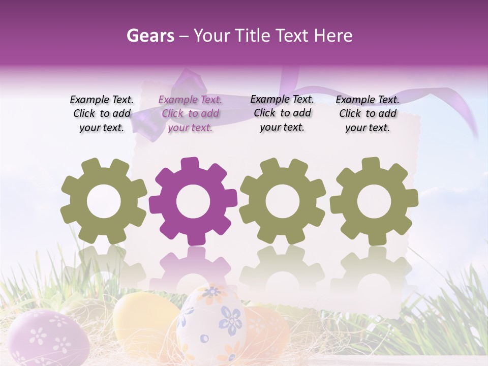 Happy Easter Easter Background PowerPoint Template