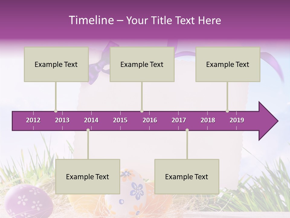 Happy Easter Easter Background PowerPoint Template