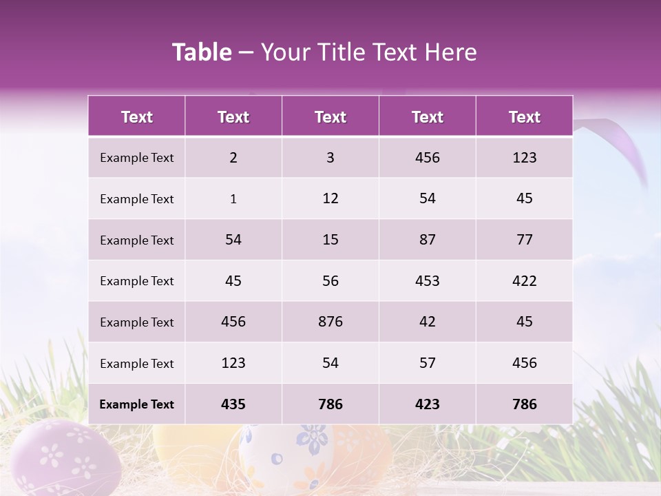 Happy Easter Easter Background PowerPoint Template