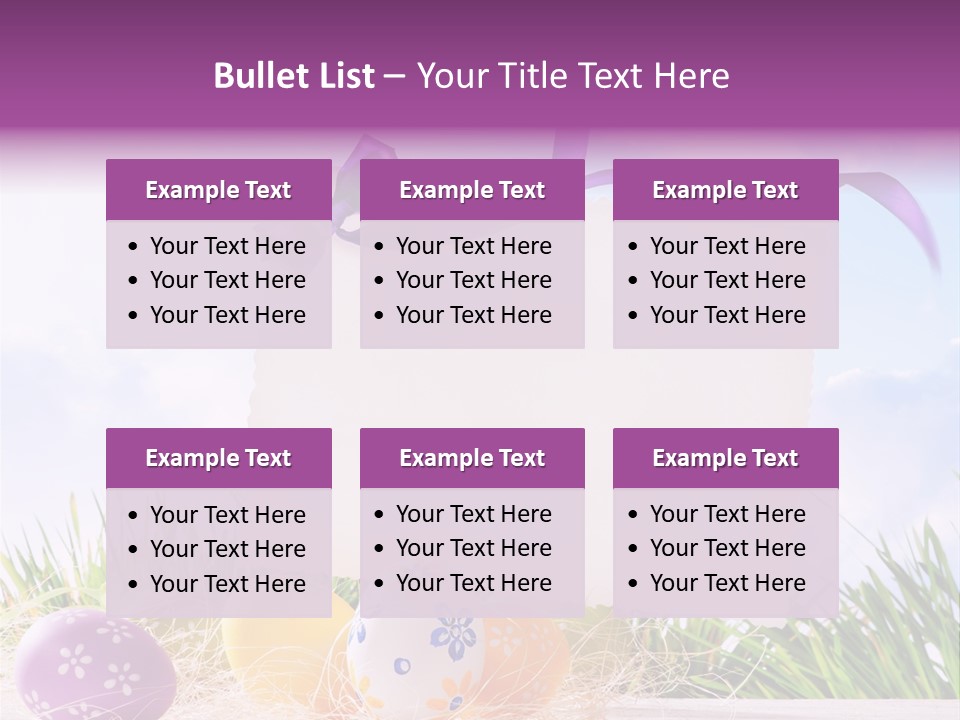 Happy Easter Easter Background PowerPoint Template