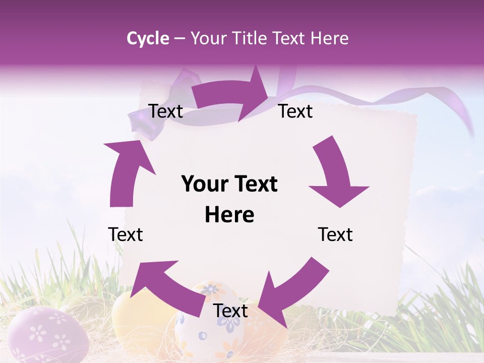 Happy Easter Easter Background PowerPoint Template