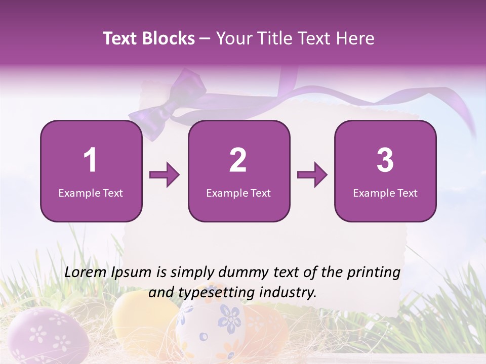 Happy Easter Easter Background PowerPoint Template