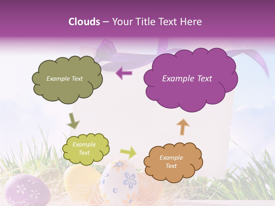 Happy Easter Easter Background PowerPoint Template