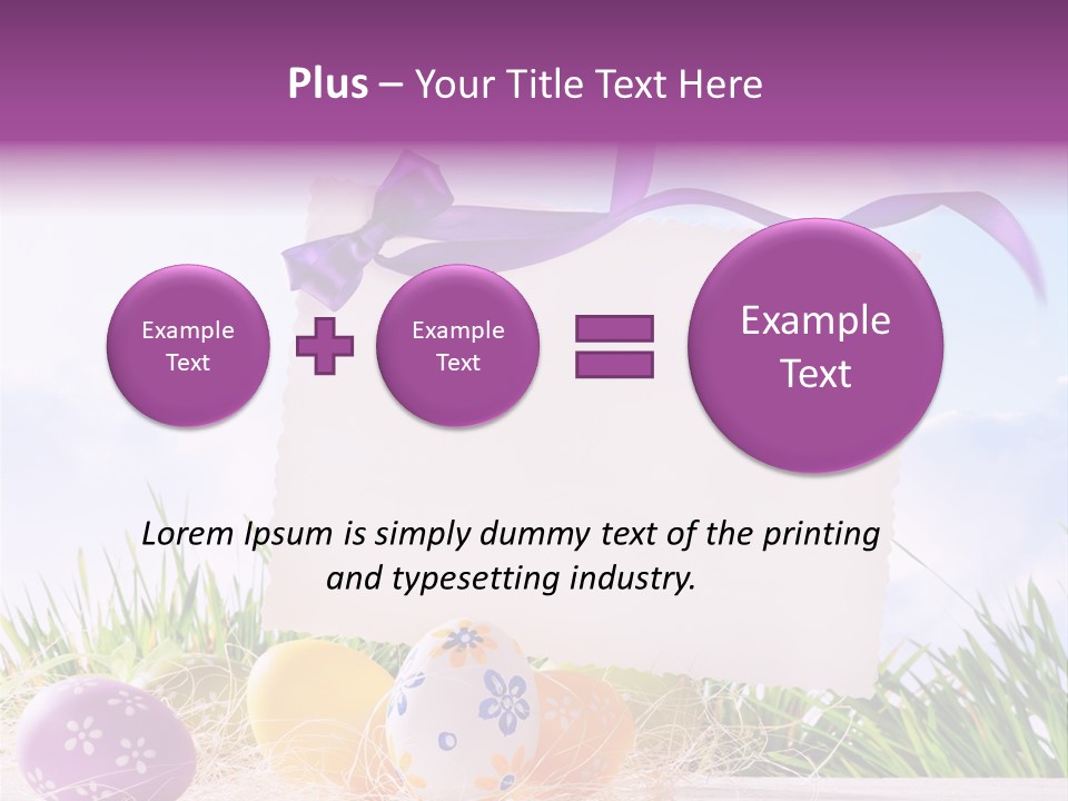 Happy Easter Easter Background PowerPoint Template