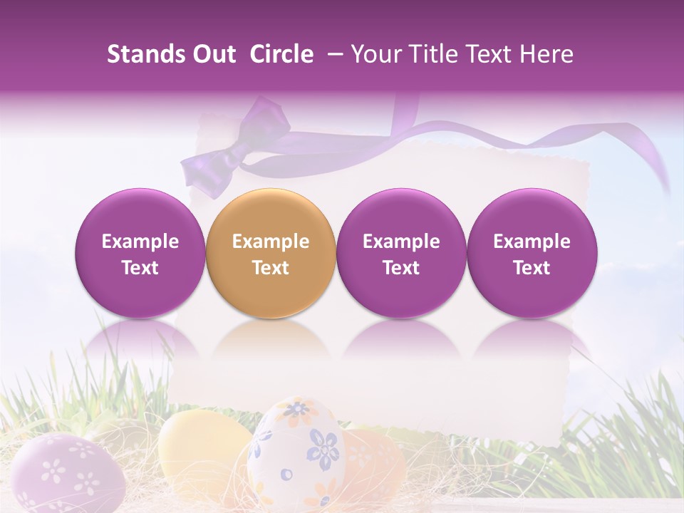 Happy Easter Easter Background PowerPoint Template
