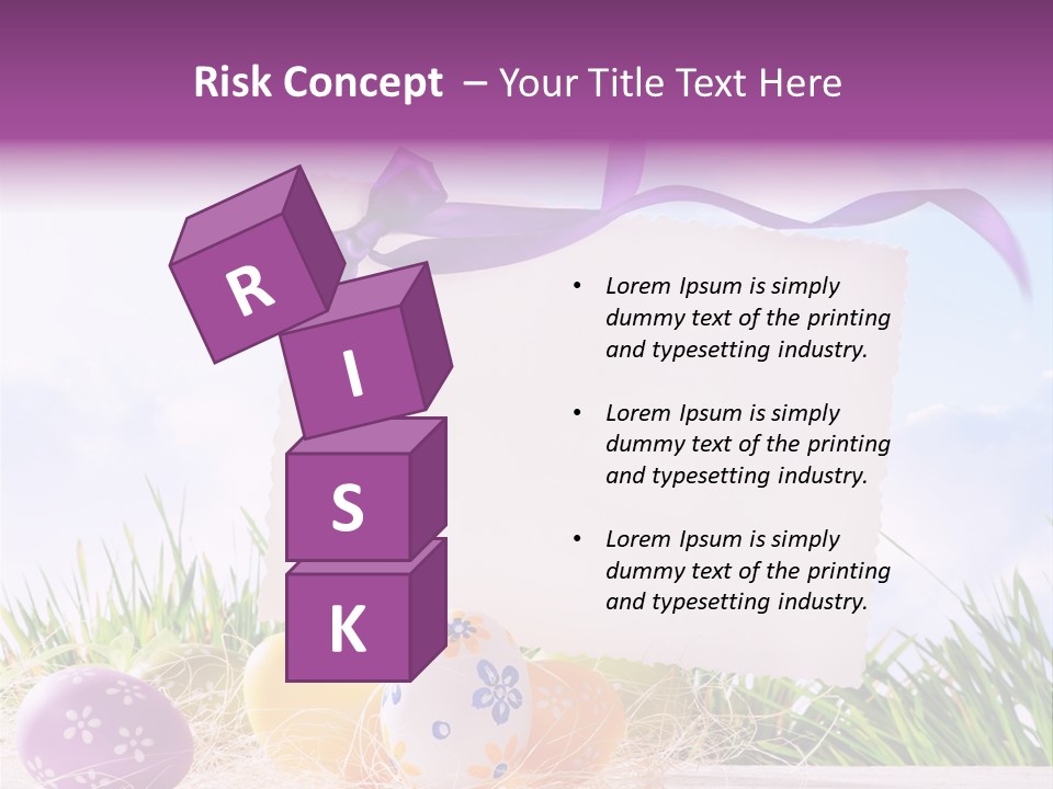 Happy Easter Easter Background PowerPoint Template