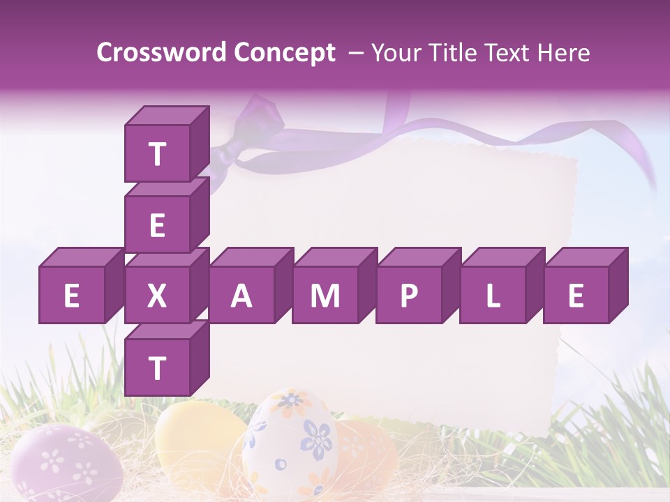 Happy Easter Easter Background PowerPoint Template