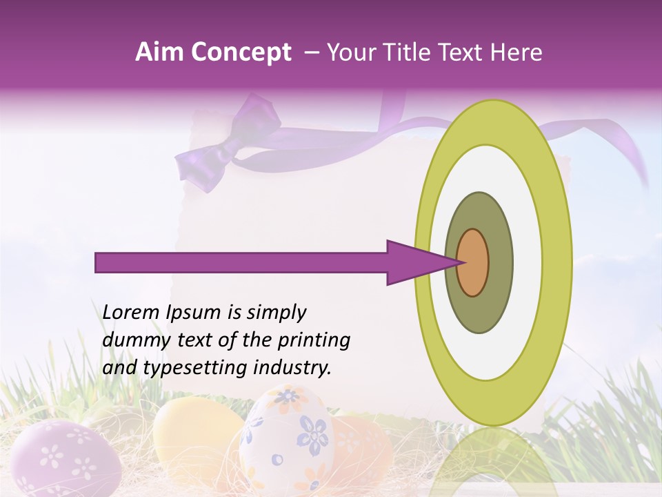 Happy Easter Easter Background PowerPoint Template