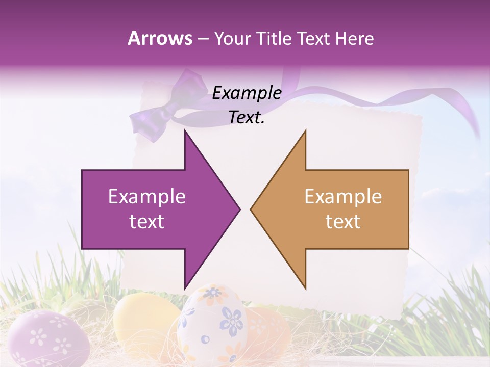 Happy Easter Easter Background PowerPoint Template