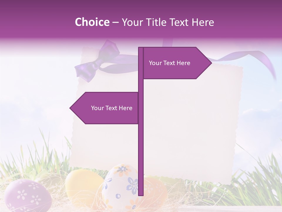 Happy Easter Easter Background PowerPoint Template