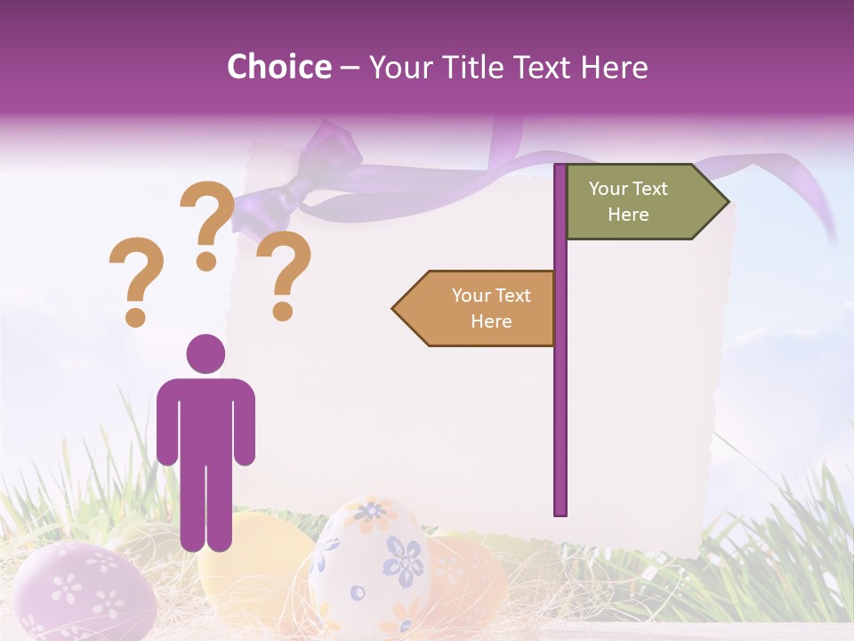Happy Easter Easter Background PowerPoint Template
