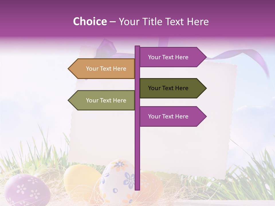 Happy Easter Easter Background PowerPoint Template