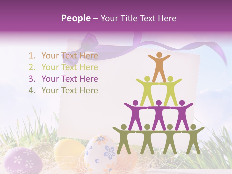 Happy Easter Easter Background PowerPoint Template