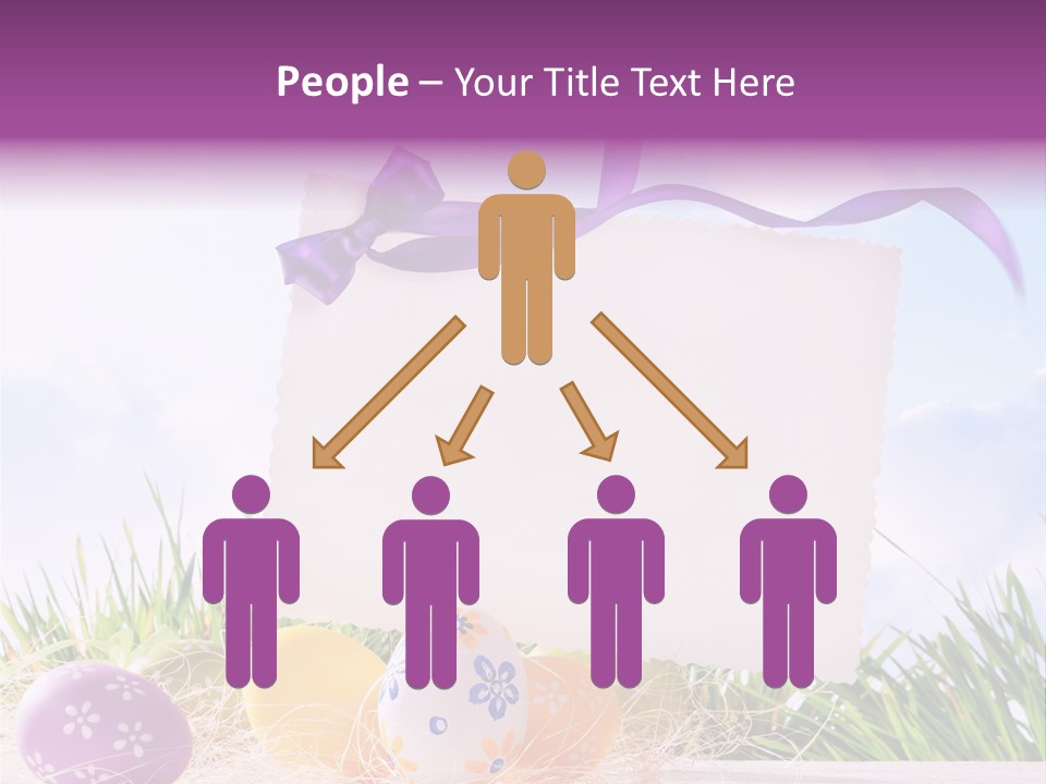 Happy Easter Easter Background PowerPoint Template