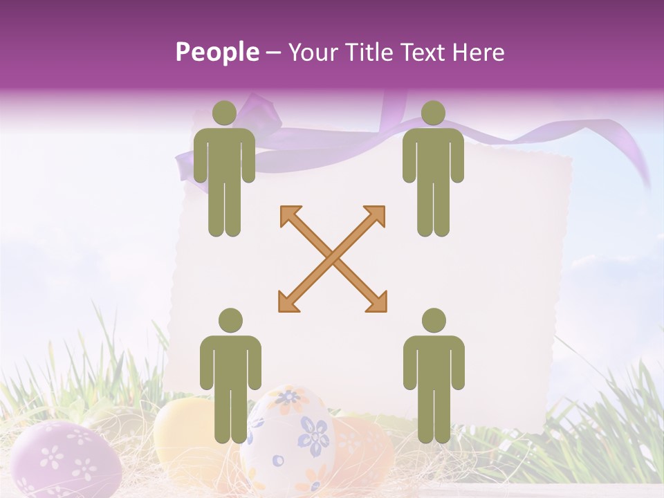 Happy Easter Easter Background PowerPoint Template