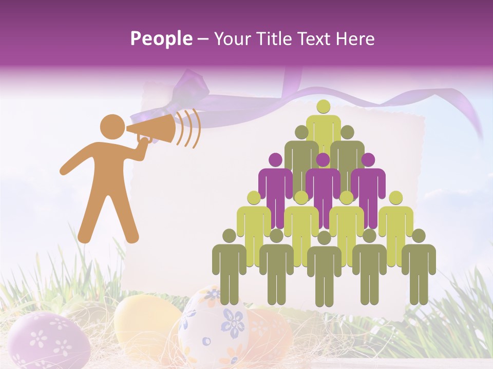 Happy Easter Easter Background PowerPoint Template