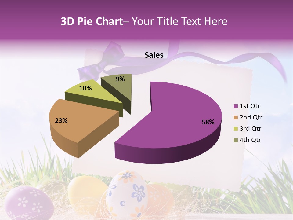 Happy Easter Easter Background PowerPoint Template