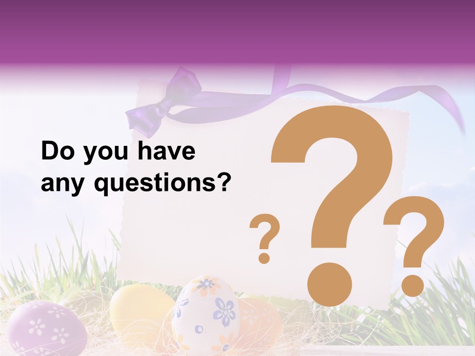 Happy Easter Easter Background PowerPoint Template