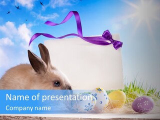 Spring Card Easter PowerPoint Template