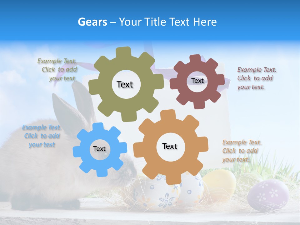 Spring Card Easter PowerPoint Template