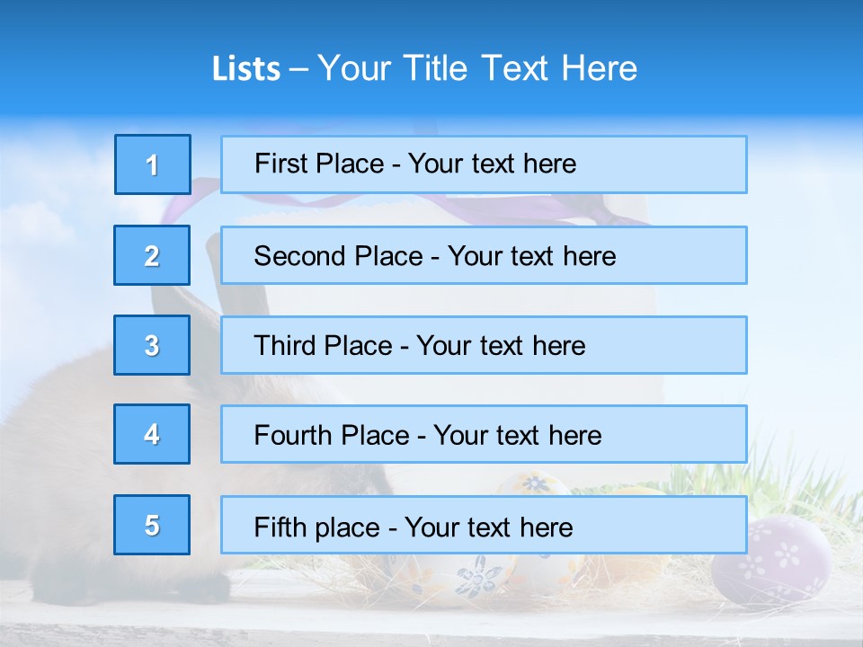 Spring Card Easter PowerPoint Template