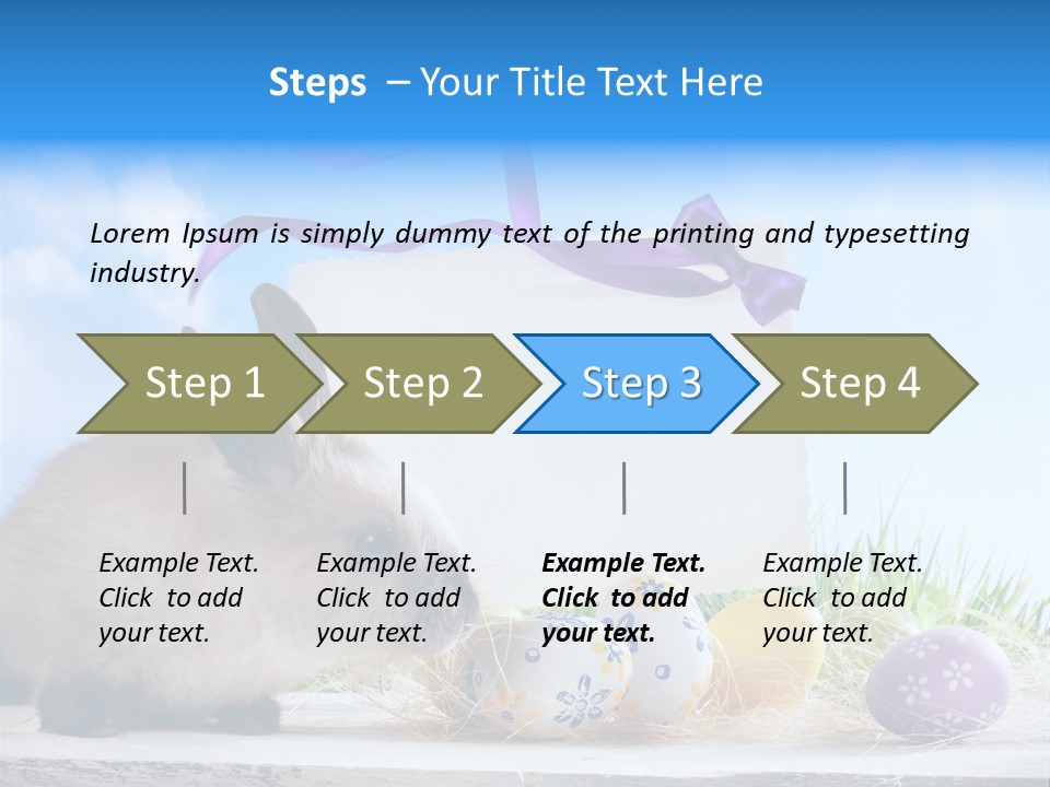 Spring Card Easter PowerPoint Template