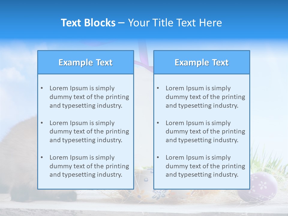 Spring Card Easter PowerPoint Template