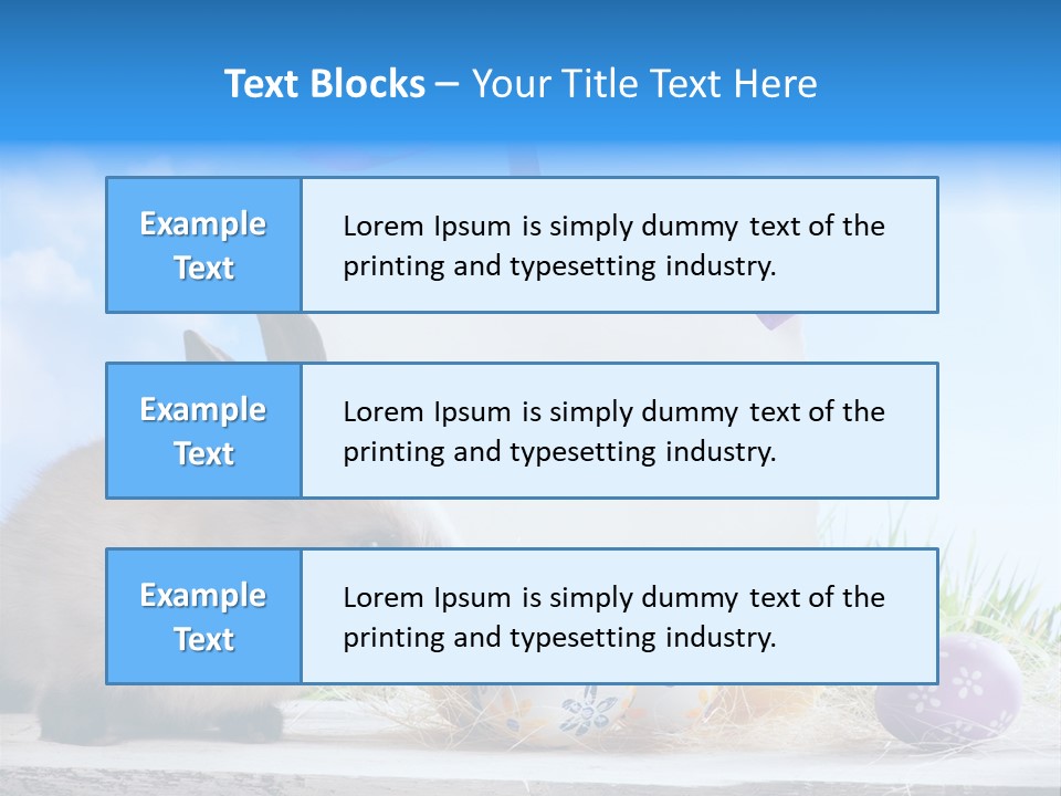 Spring Card Easter PowerPoint Template