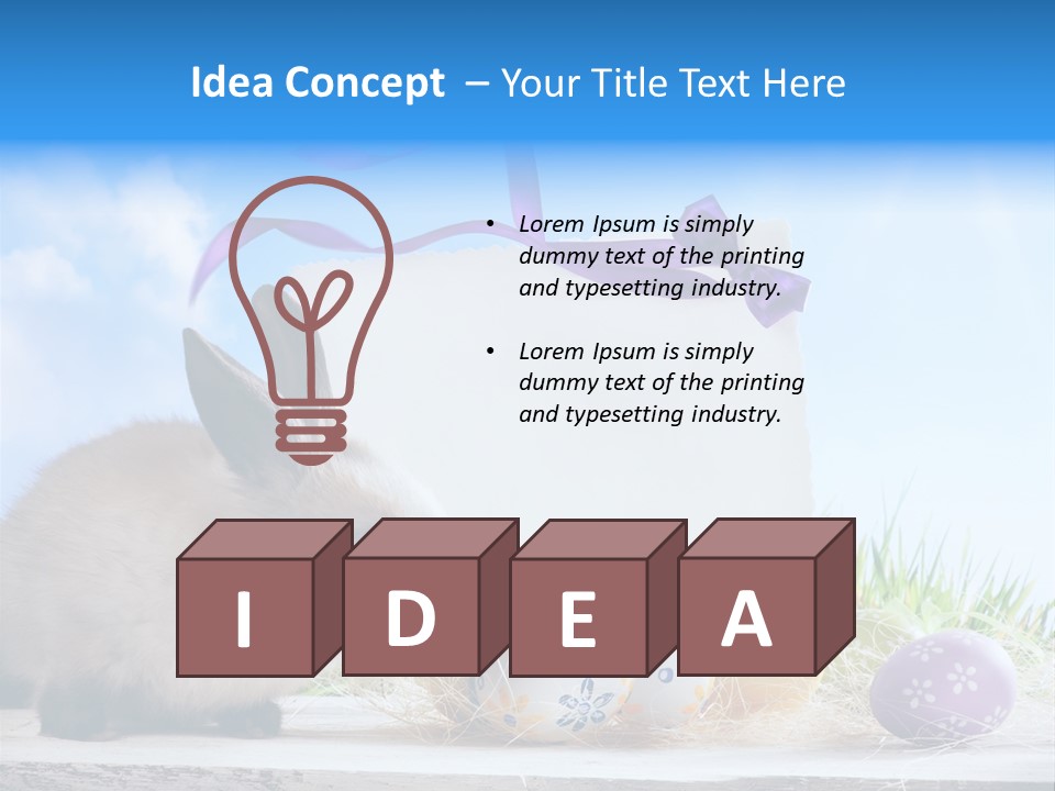 Spring Card Easter PowerPoint Template