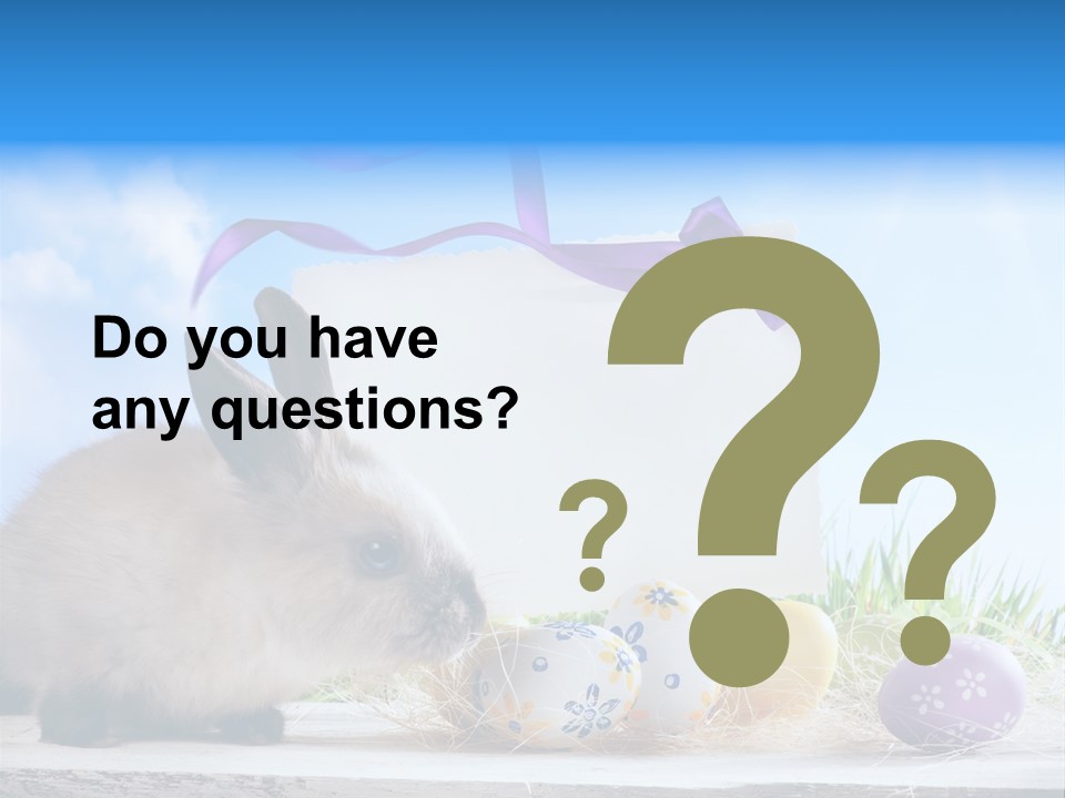 Spring Card Easter PowerPoint Template