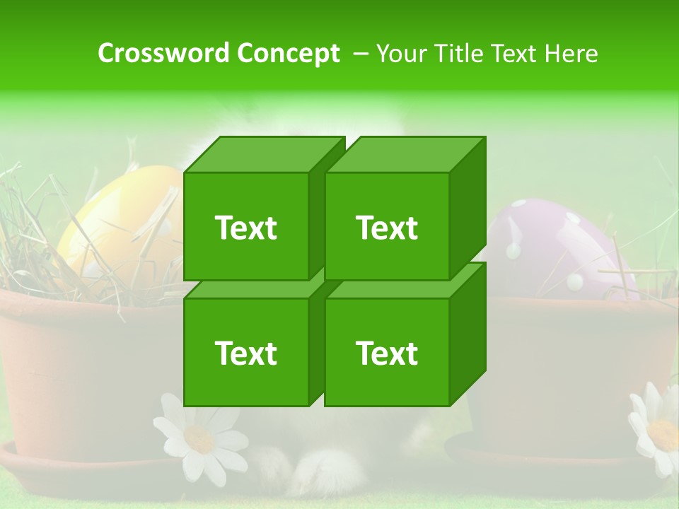 Egg Easter Bunny Lop PowerPoint Template