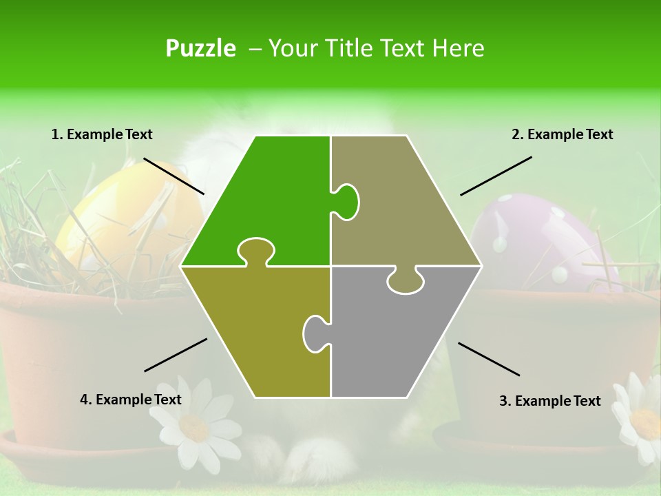 Egg Easter Bunny Lop PowerPoint Template