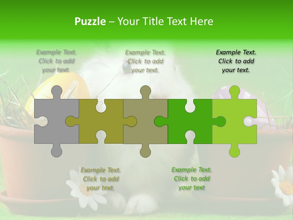 Egg Easter Bunny Lop PowerPoint Template