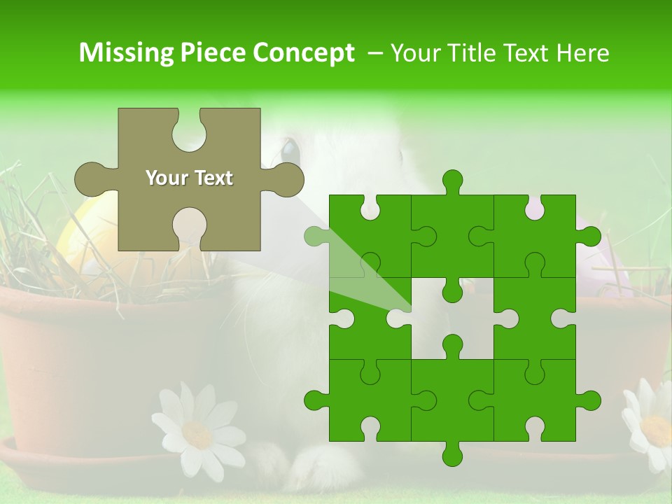 Egg Easter Bunny Lop PowerPoint Template