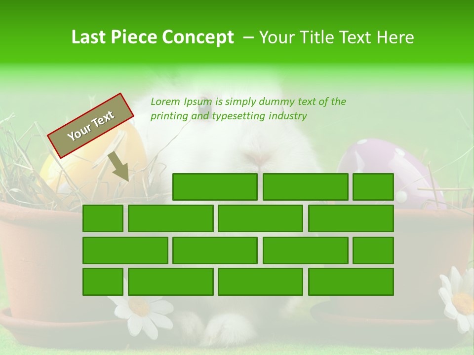 Egg Easter Bunny Lop PowerPoint Template