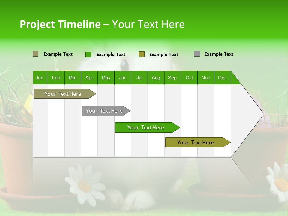 Egg Easter Bunny Lop PowerPoint Template