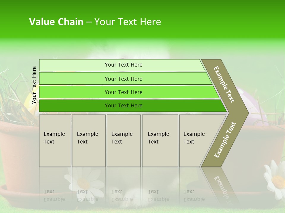 Egg Easter Bunny Lop PowerPoint Template