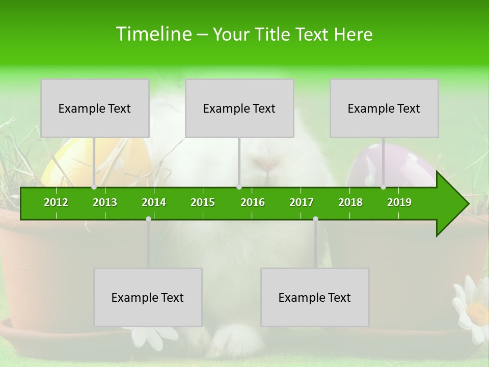 Egg Easter Bunny Lop PowerPoint Template